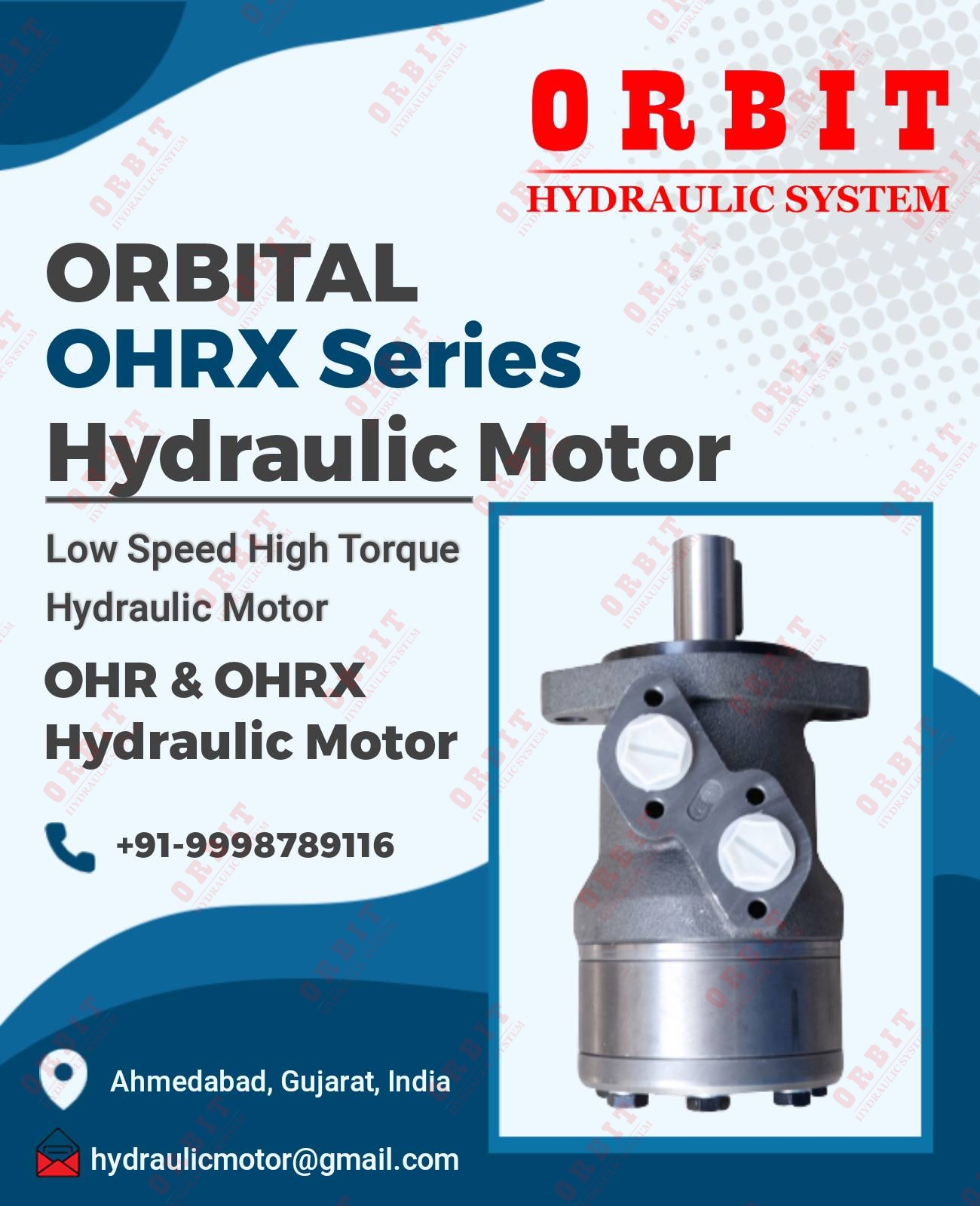 Danfoss OMM OMP OMR OMS Hydraulic Motor OMRX-50 111 White Hydraulic Motor In Ahmedabad Mumbai Pune Hyderabad Nashik Indore Jaipur Delhi Kolkata Vasai Thane Coimbatore India